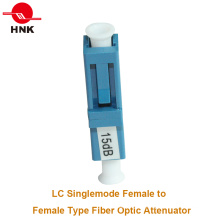LC / PC Singlemode Female zum weiblichen Adapter Typ Fiber Optic Dämpfungsglied